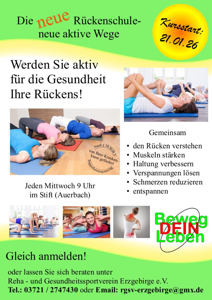 Rückenschule RGSV Erzgebirge